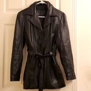 Vintage leather coat